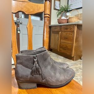 Brown ankle boots